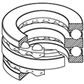 雙向推力球軸承