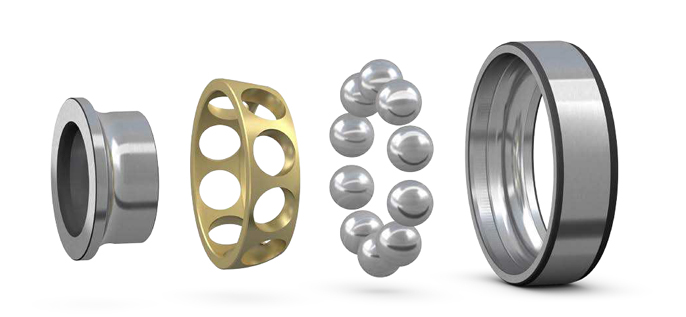 SKF角接觸球軸承結構